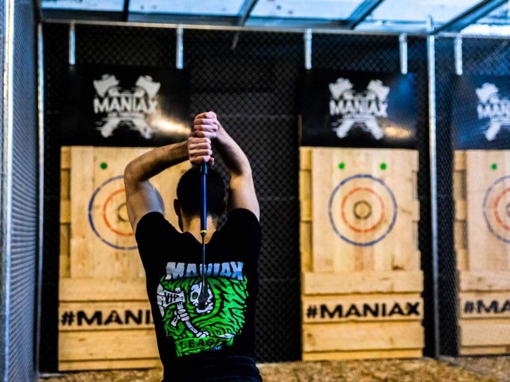 This One Is For The Maniax: Axe Throwing in the CBD!