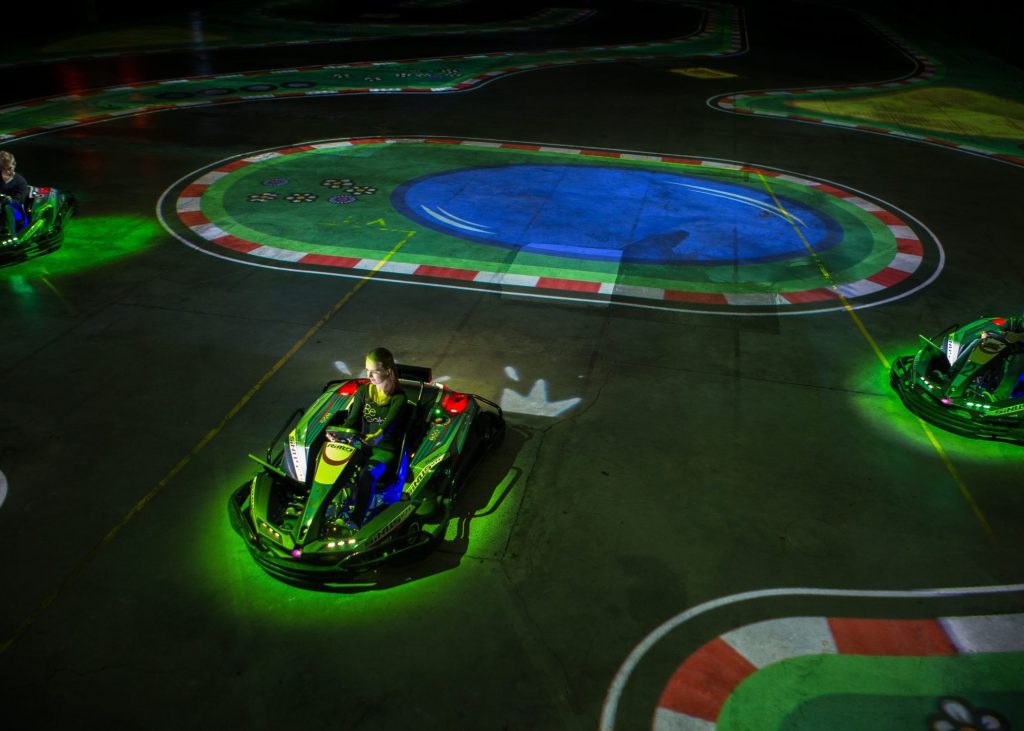 BattleKart Melbourne virtual kart racing, power-up battles, electric karting experience