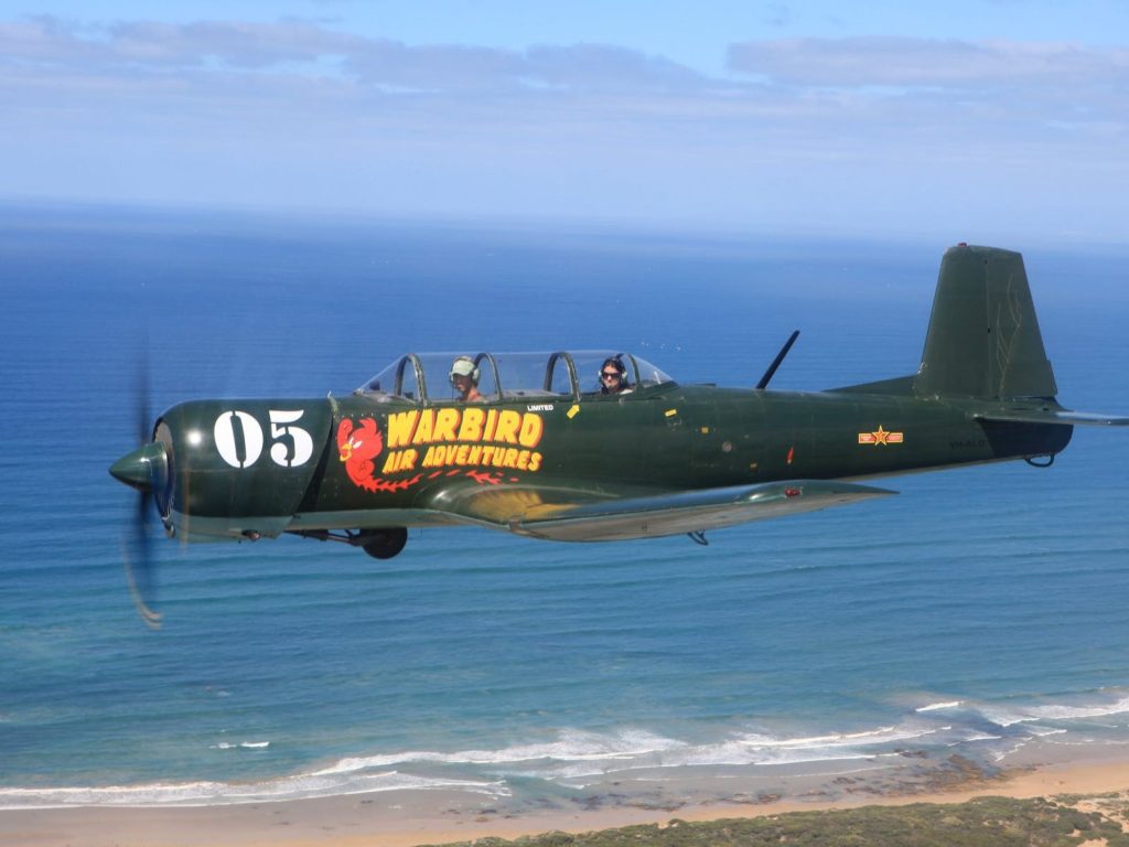 Combat flight experience over Melbourne’s coastline with Adventure Flight Co.
