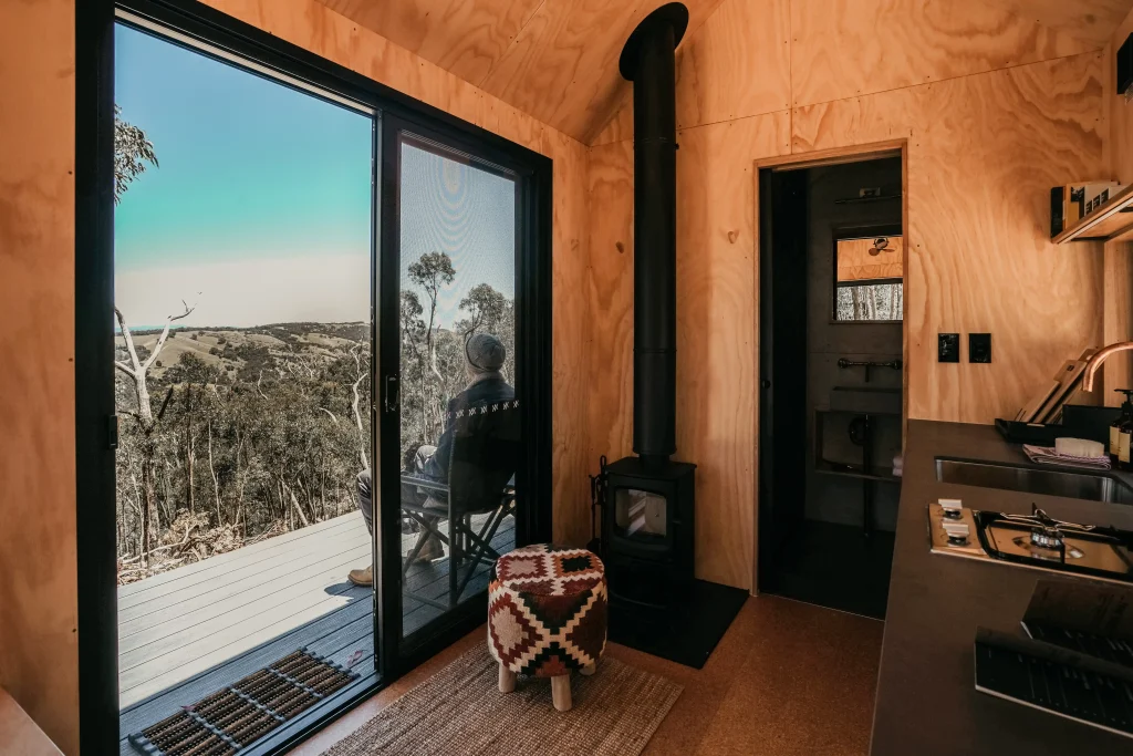 Off-grid cabin retreat in Reedy Creek in Regional Victoria surrounded by nature