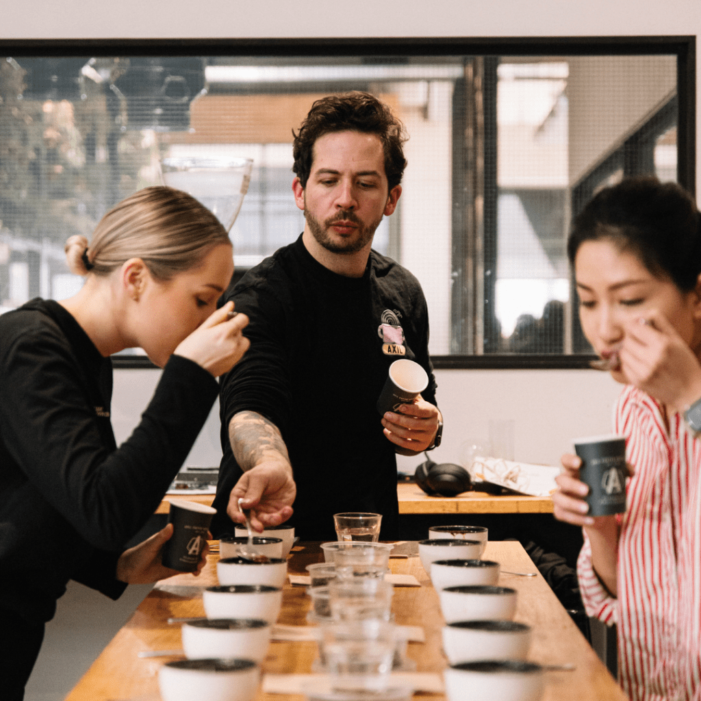 Axil Coffee training workshop with expert baristas in Melbourne