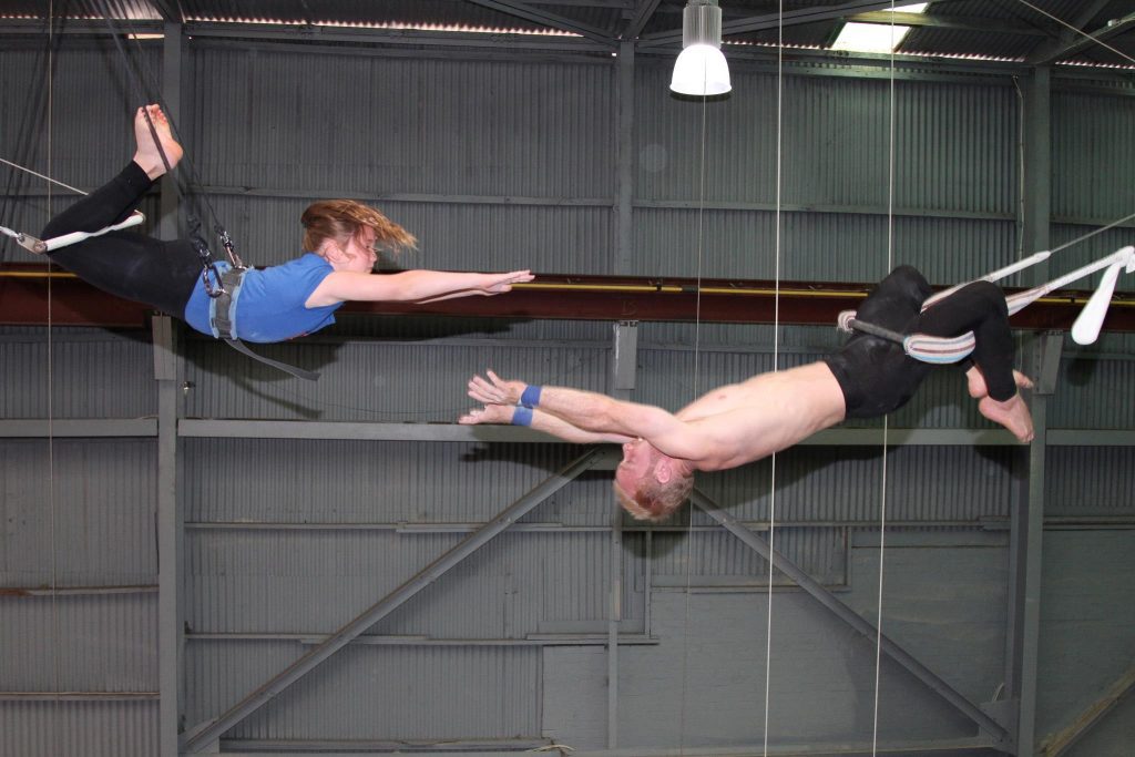 Fly Factory trapeze experience in Melbourne with aerial thrills