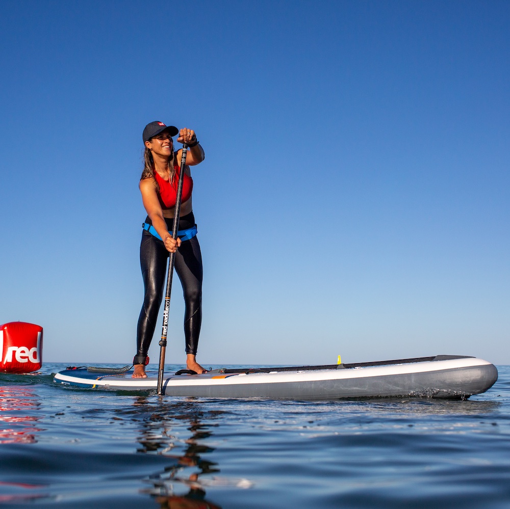Private SUP lesson at St Kilda Beach in Melbourne.
