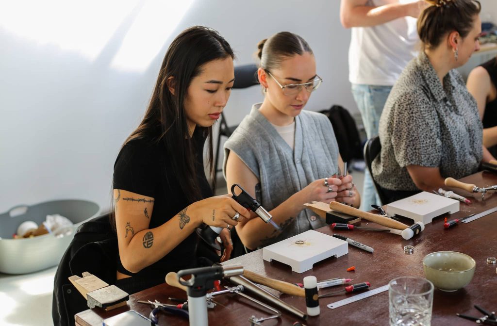 Blonde Melbourne Ring Making Classes
