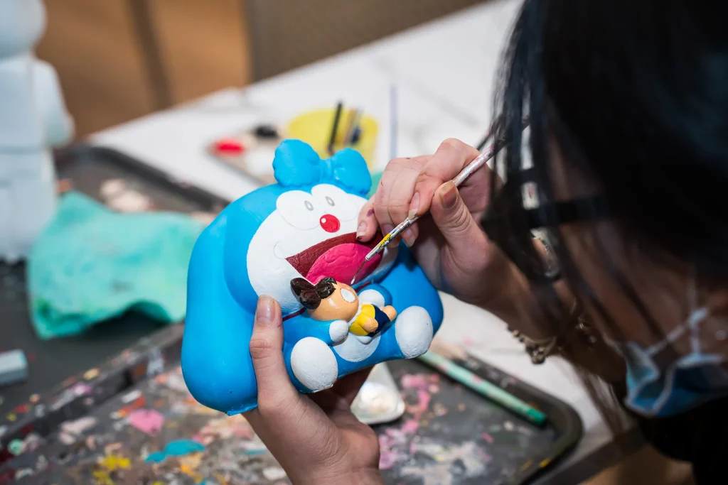 DIY figurine painting at Pigment Squad in Melbourne