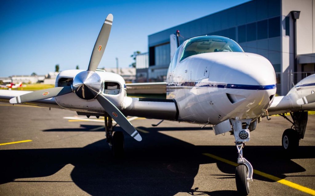 Introductory Flight Experience in Melbourne skies, cockpit control