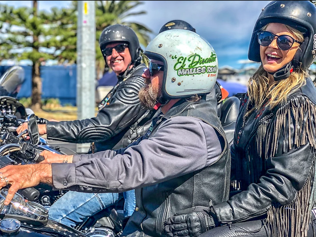Rider enjoying a scenic Harley ride through Melbourne