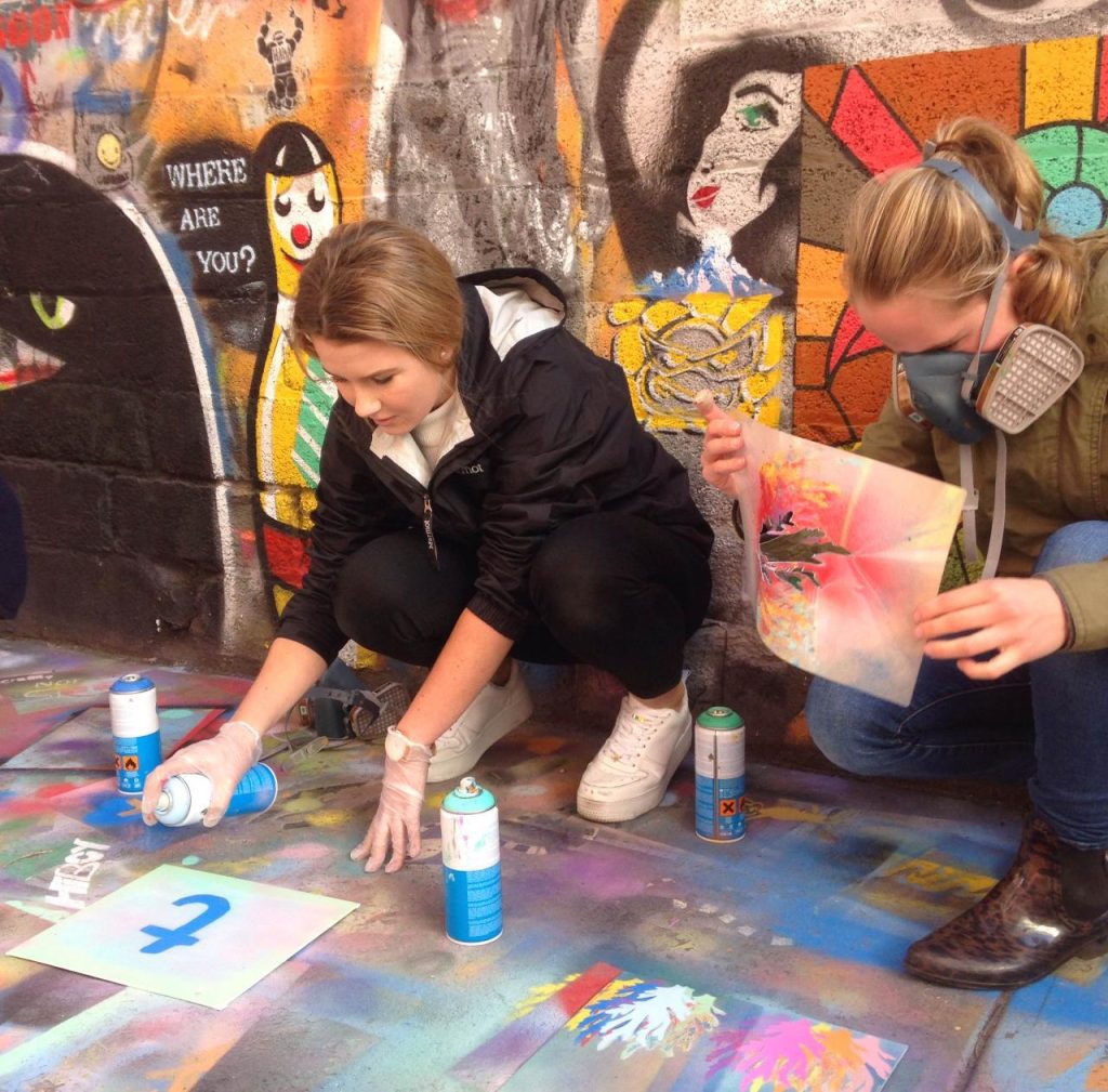 Stencil Workshop Melbourne, Street Art Class, Blender Studios