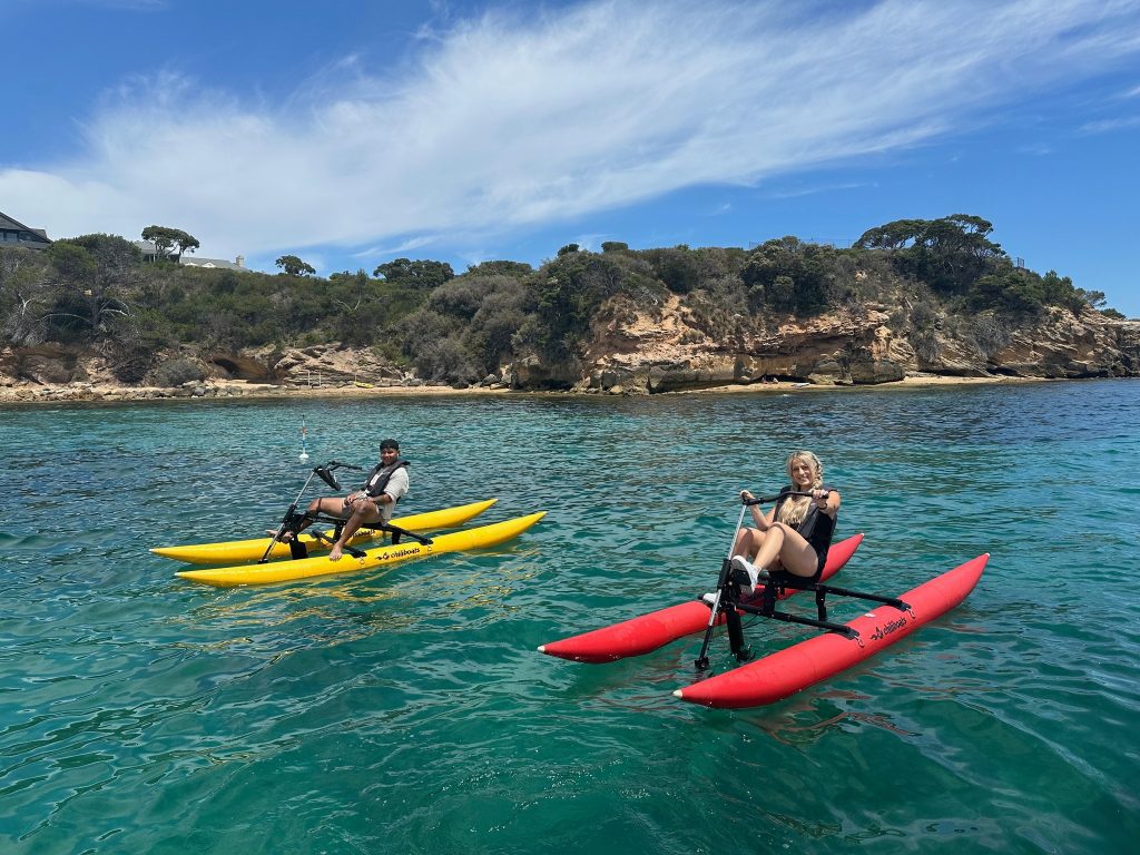 Eco-friendly pedal-powered waterbike tour in Sorrento
