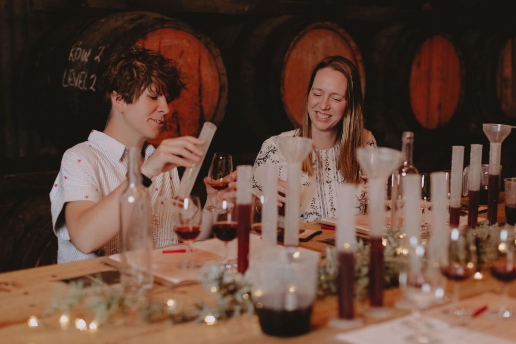 Blend Your Own Muscat Rutherglen, Stanton & Killeen Wines blending experience, Rutherglen Muscat blending workshop